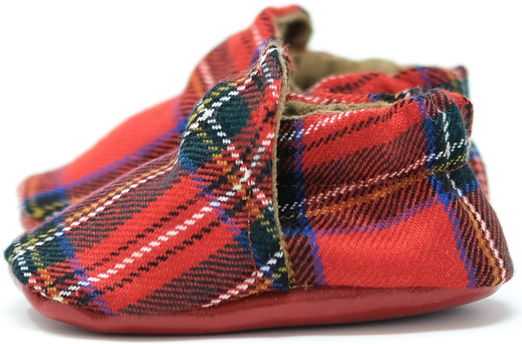 Baby best sale tartan slippers